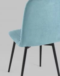 Стул Еасй велюр Пыльно-голубой / Easy